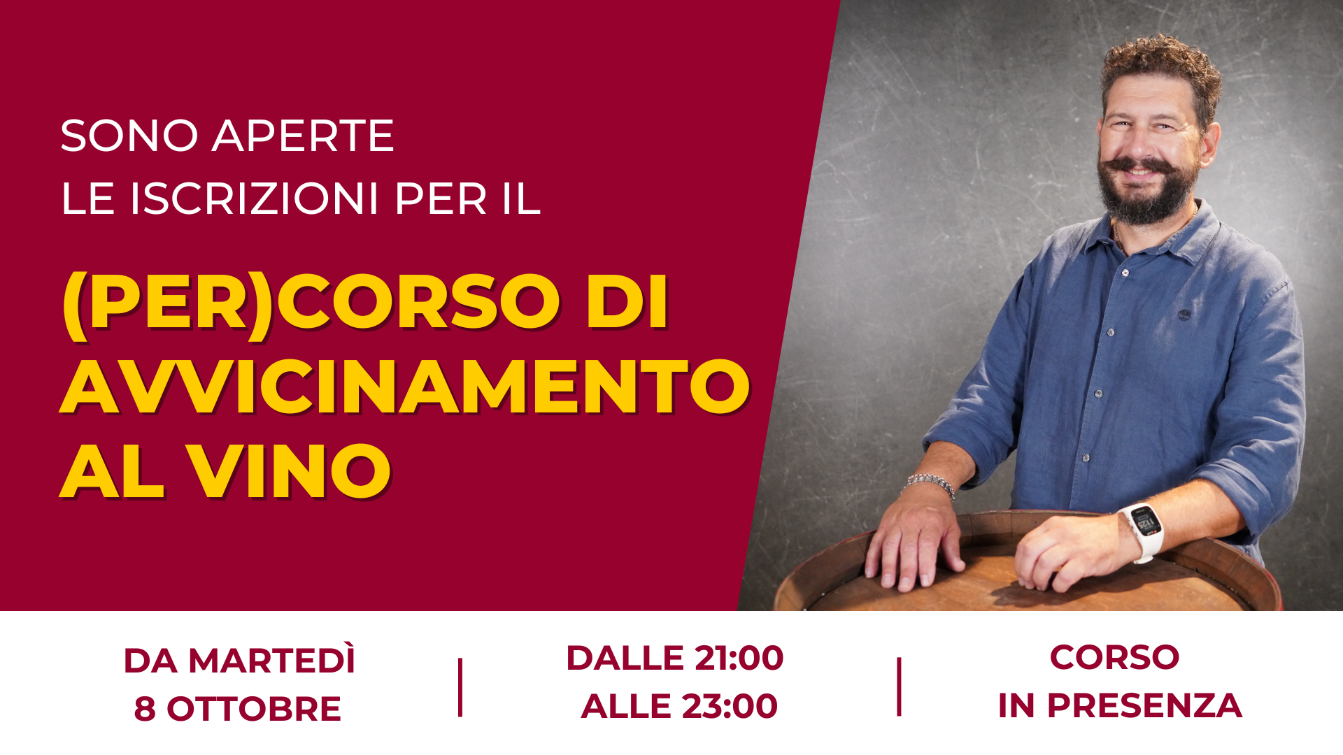 (Per)Corso di avvicinamento al vino